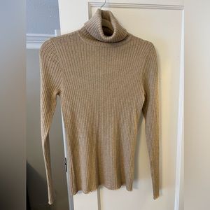 J. McLaughlin gold Arlette turtleneck